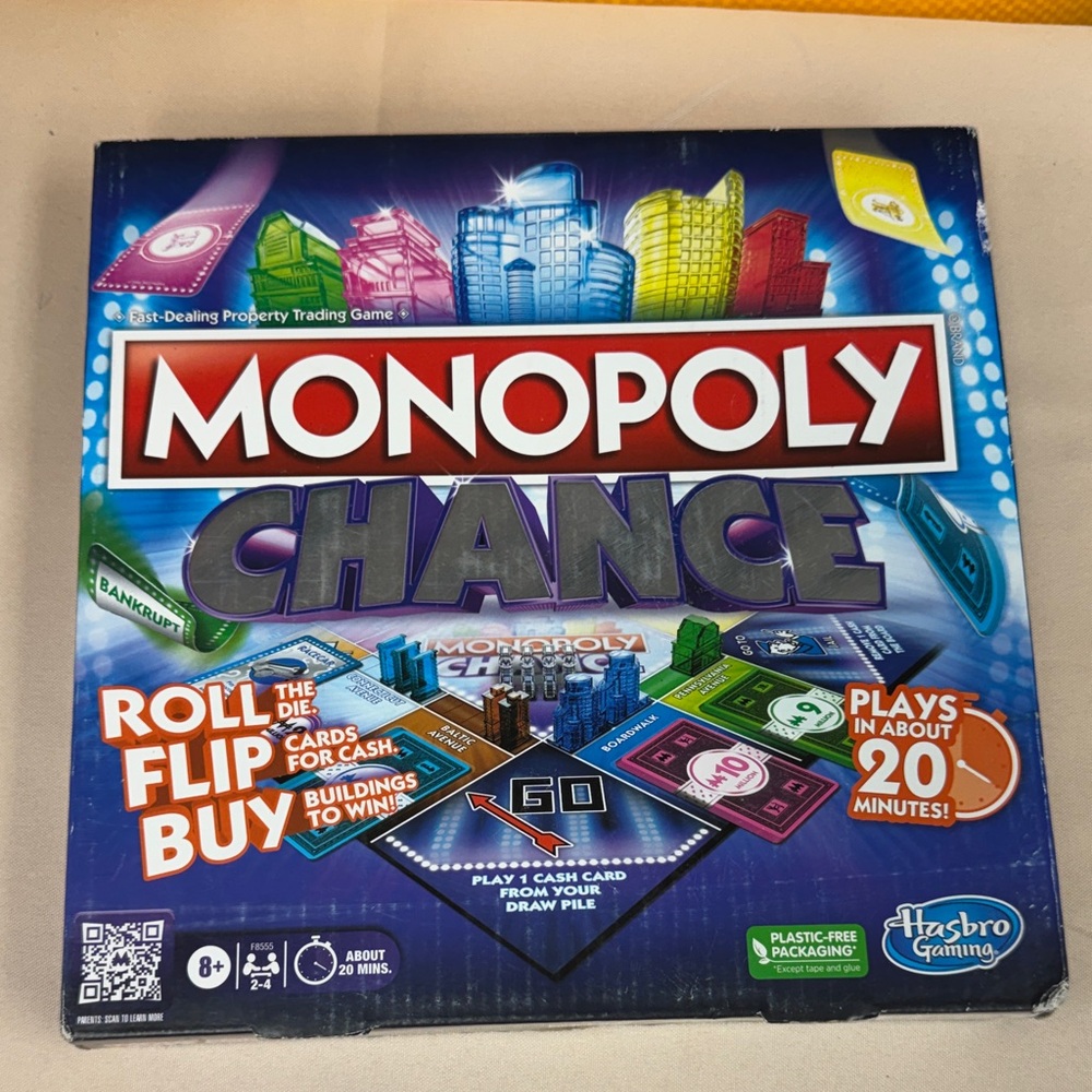 Monopoly Chance Board Game